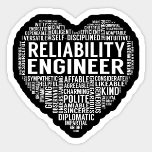 Reliability Engineer Heart Sticker